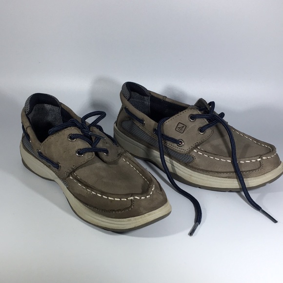 boys leather boat shoes